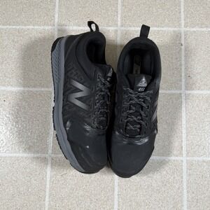 New Balance 412v1 Mens Size 9 Black Gray Alloy Safety Toe Safety Work Shoes